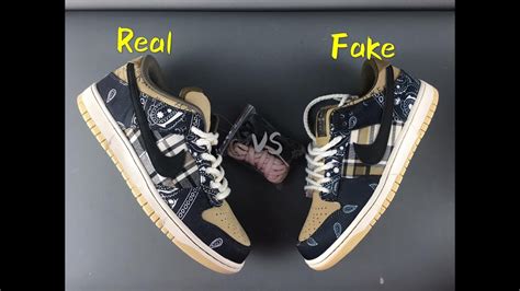 nike sb dunk travis scott real vs fake|nike dunks real or not.